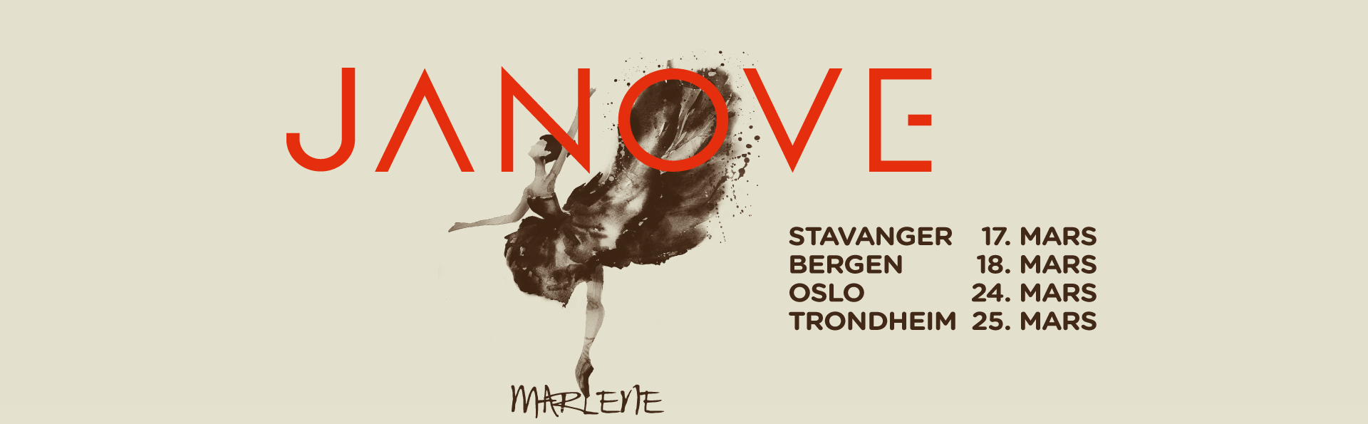 Janove, De første konsertene er lansert Janove, De første konsertene er lansert